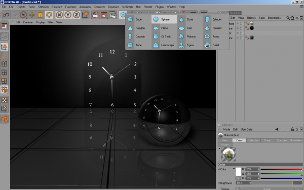 Creation of fractal clock: Step 7